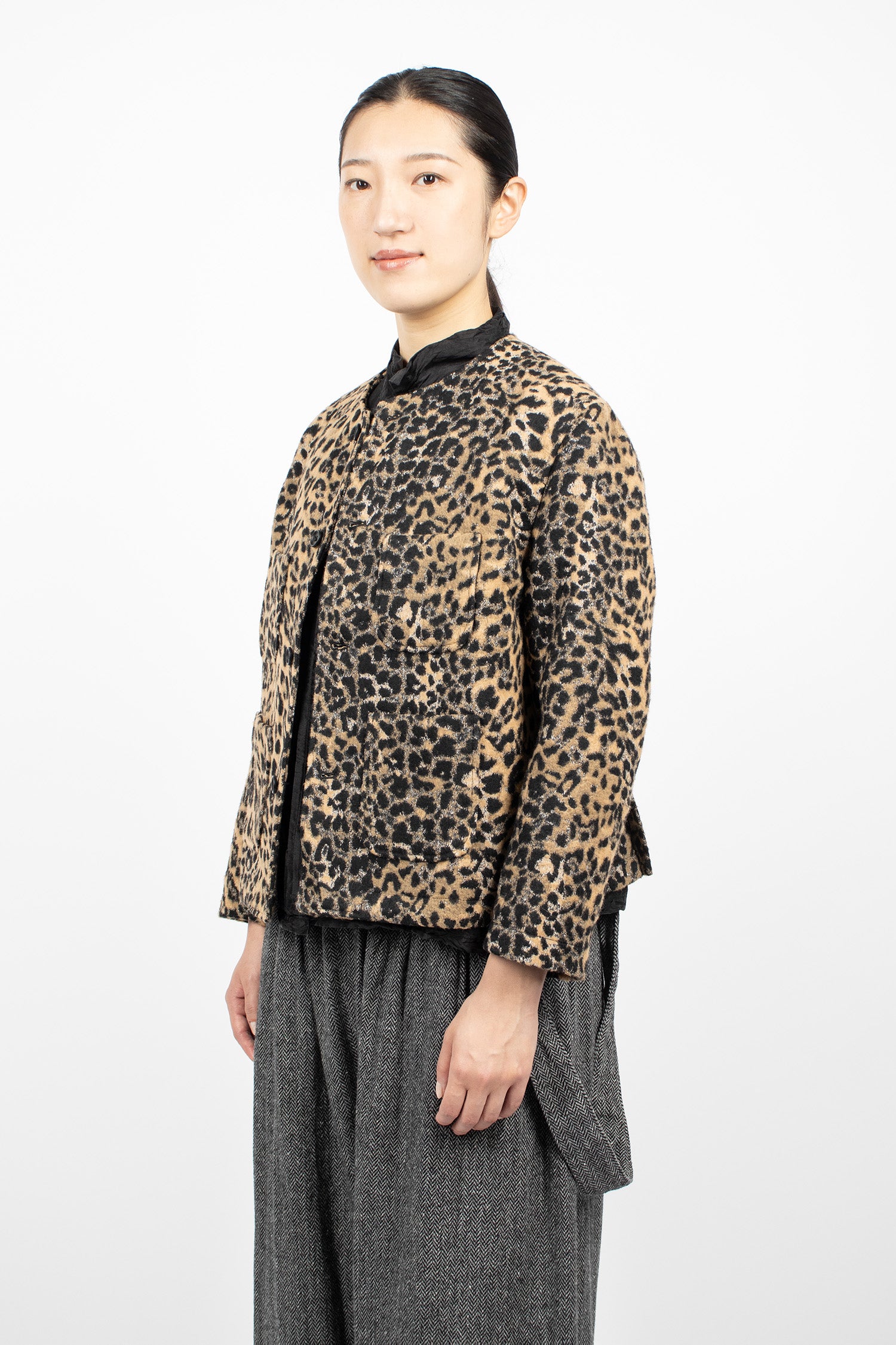 CN Jacket Leopard Jacquard