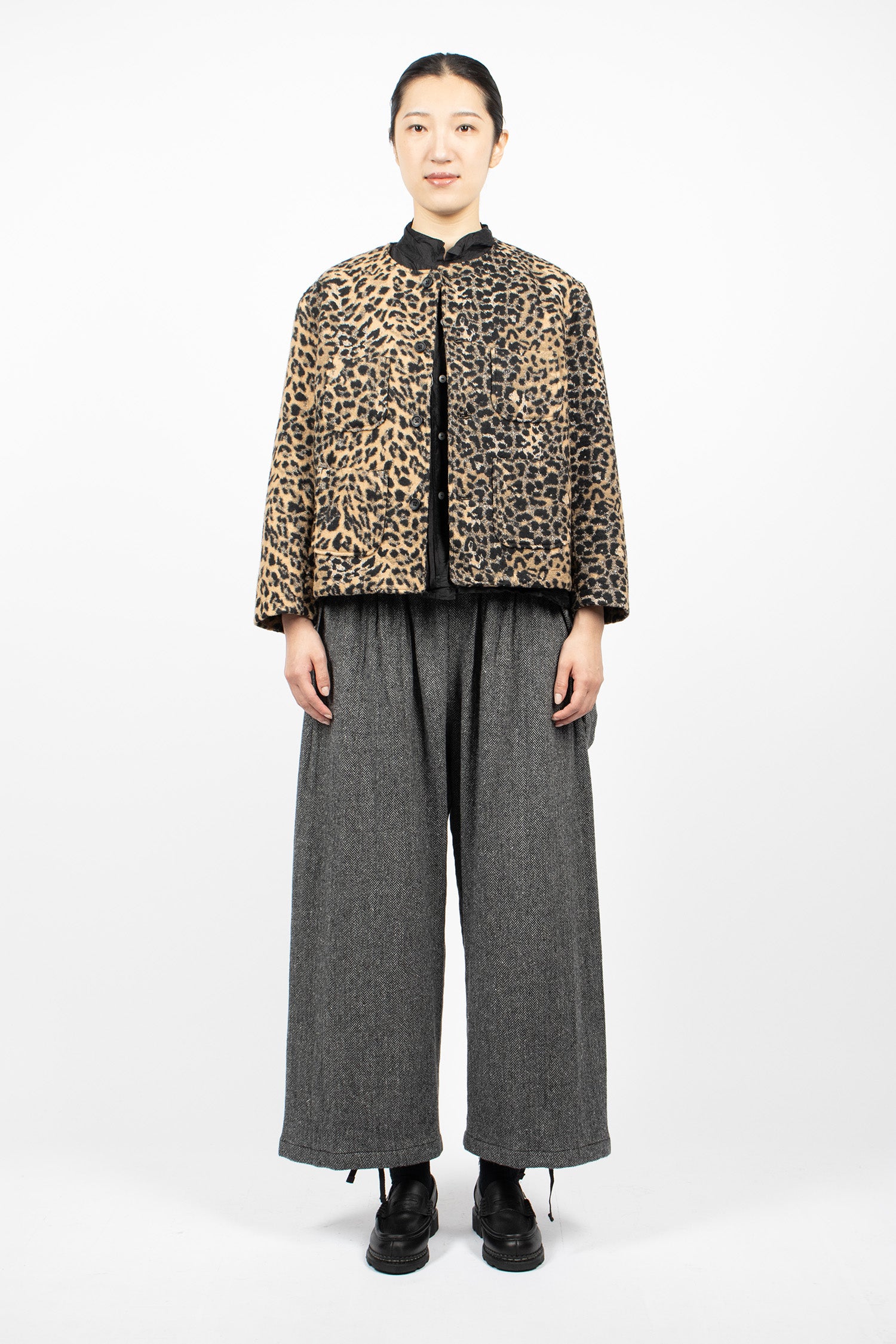 CN Jacket Leopard Jacquard