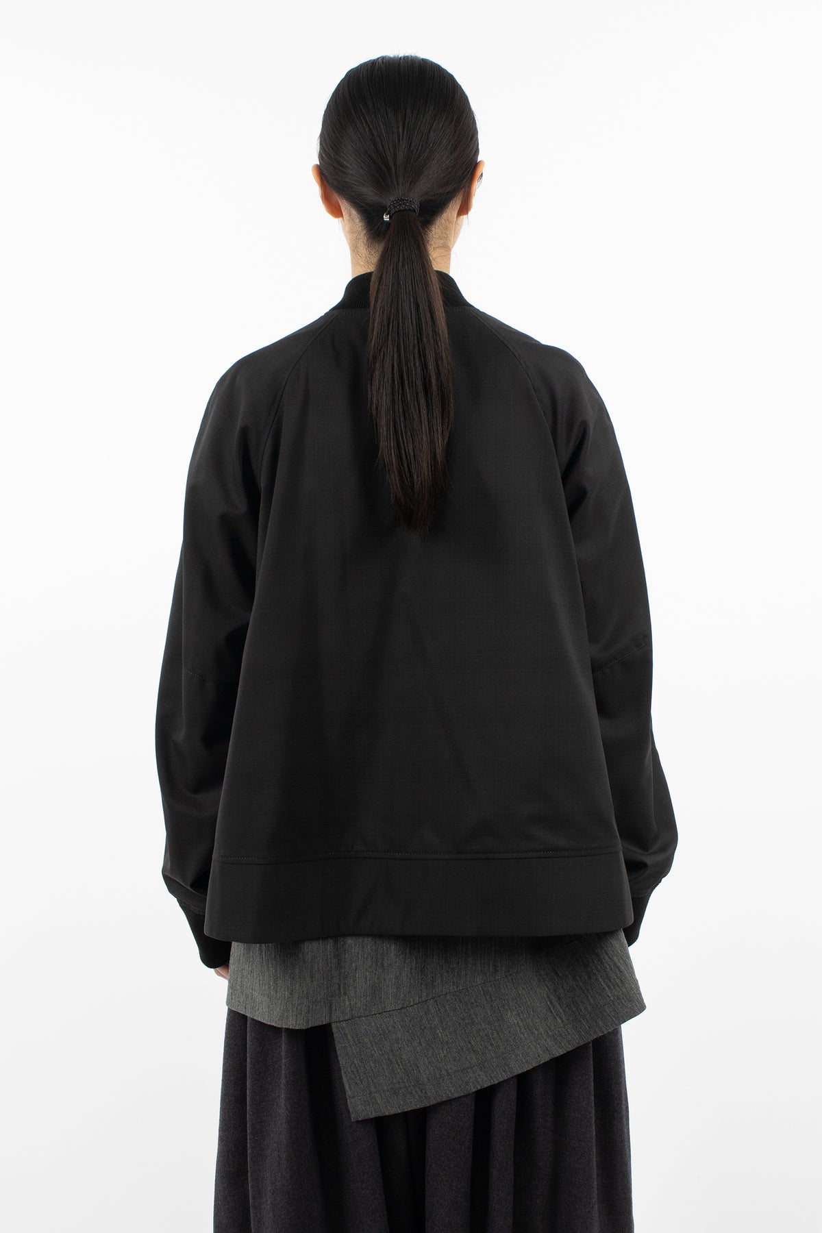 A-Line Bomber Jacket Black