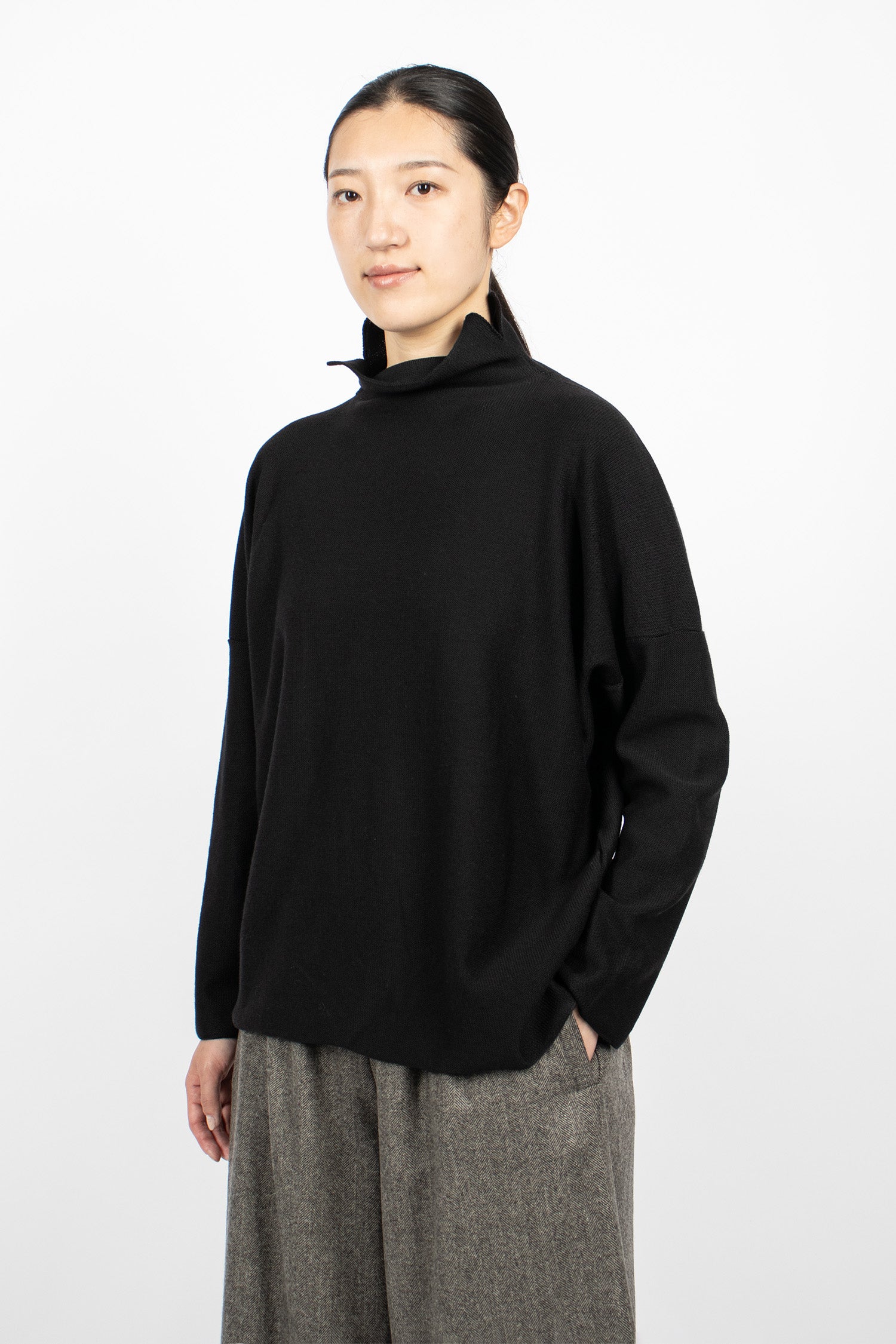 Lupetto High Neck Sweater 8 Black