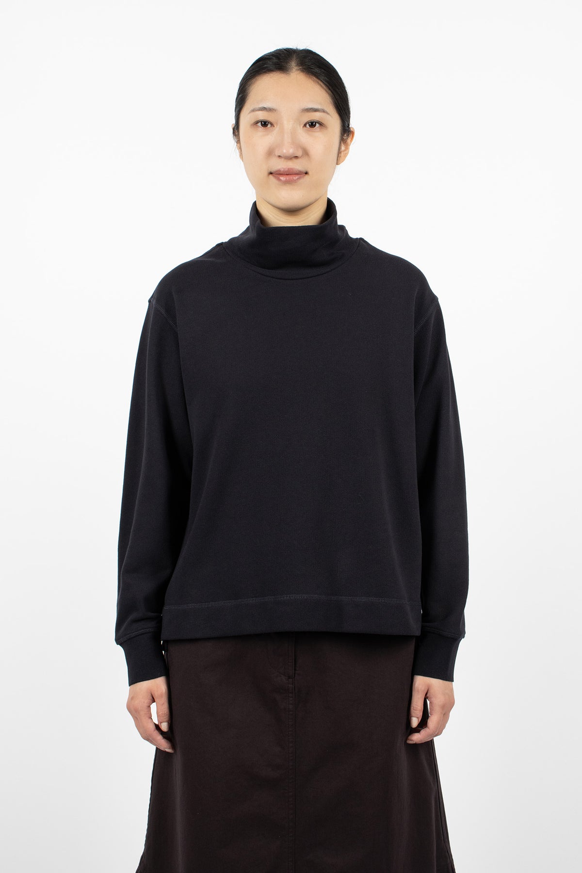 High Neck Sweatshirt Midnight