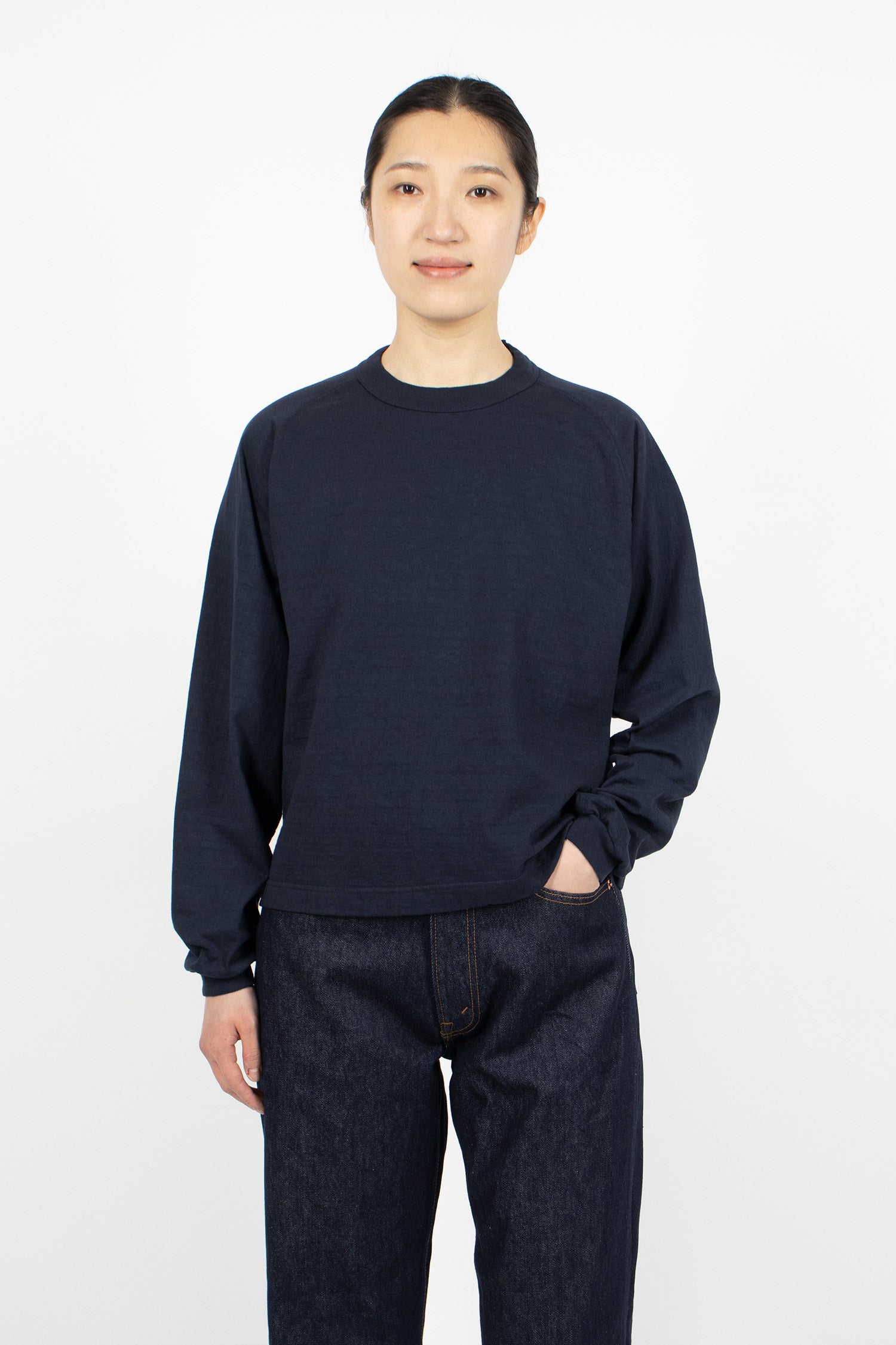 Mahuna LS T-Shirt Dark Navy