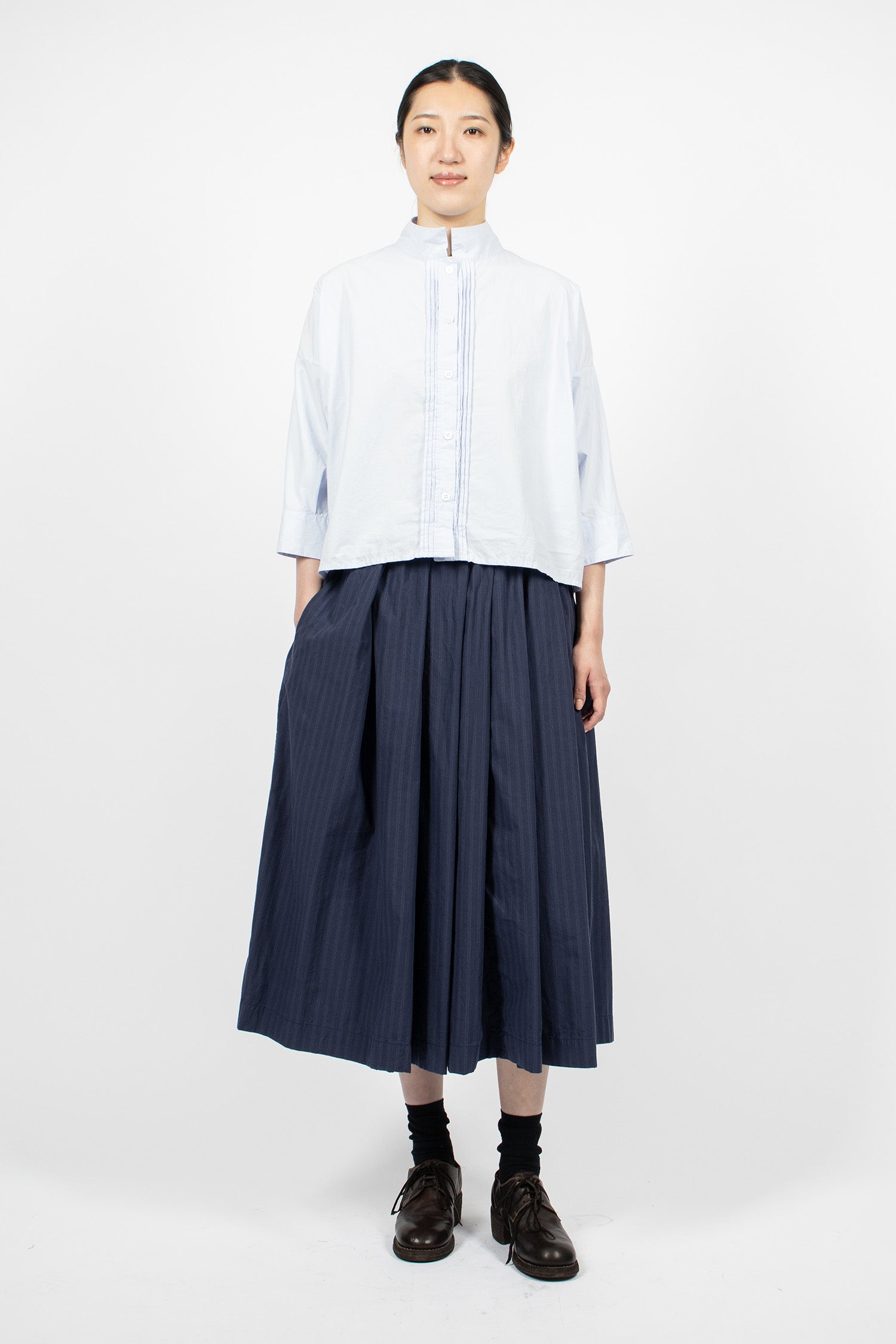 Matilde Skirt Blue Stripe