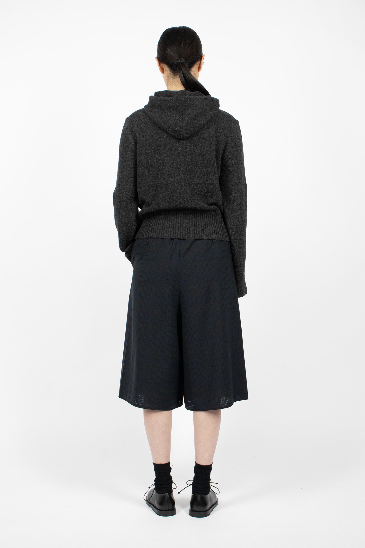 Wrap Shorts Navy Tartan