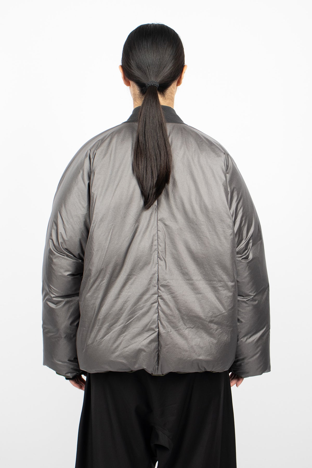 Origin Reversible Down Jacket Charcoal/Khaki