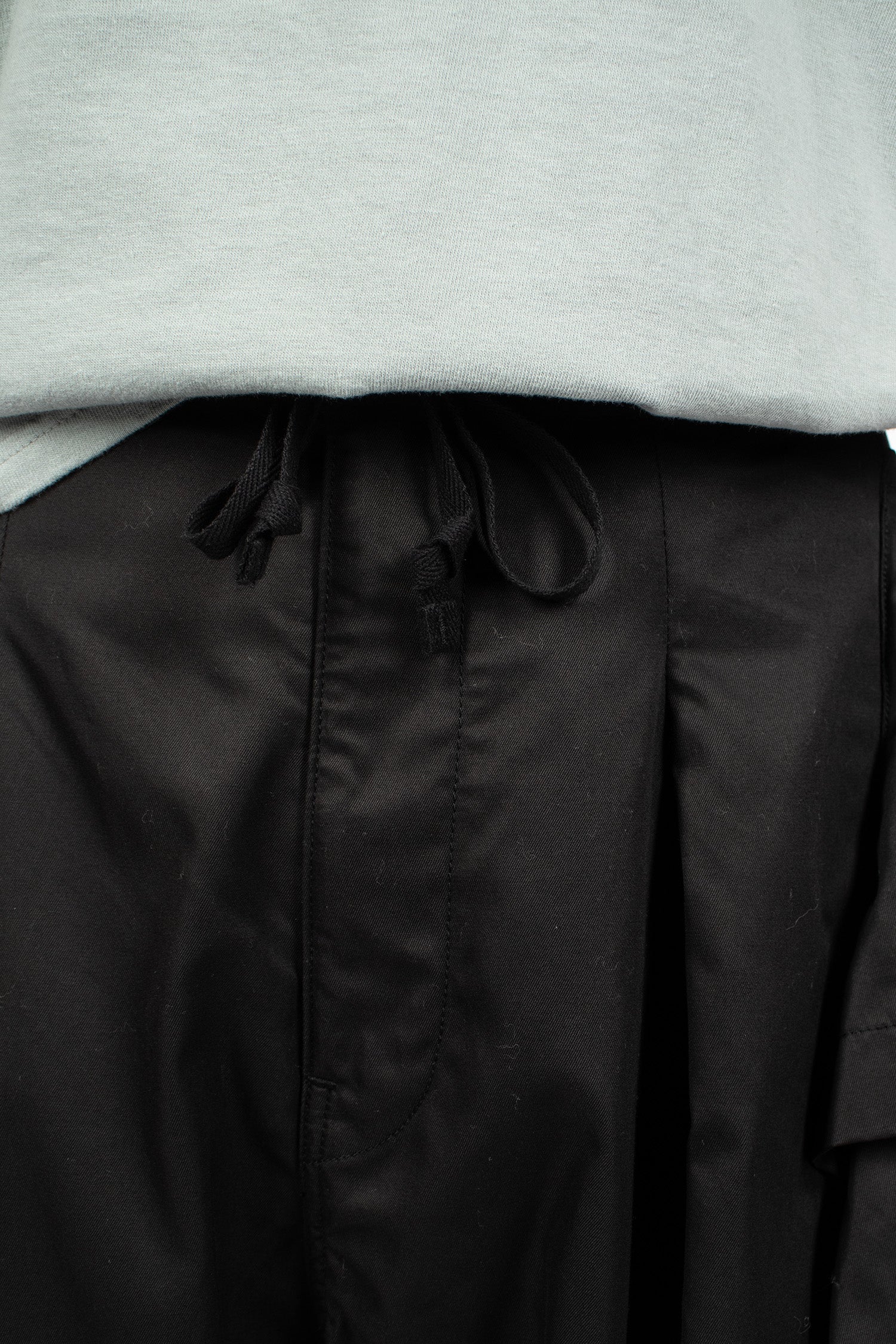 Combed Gabergine Aozai Cargo Pants Black