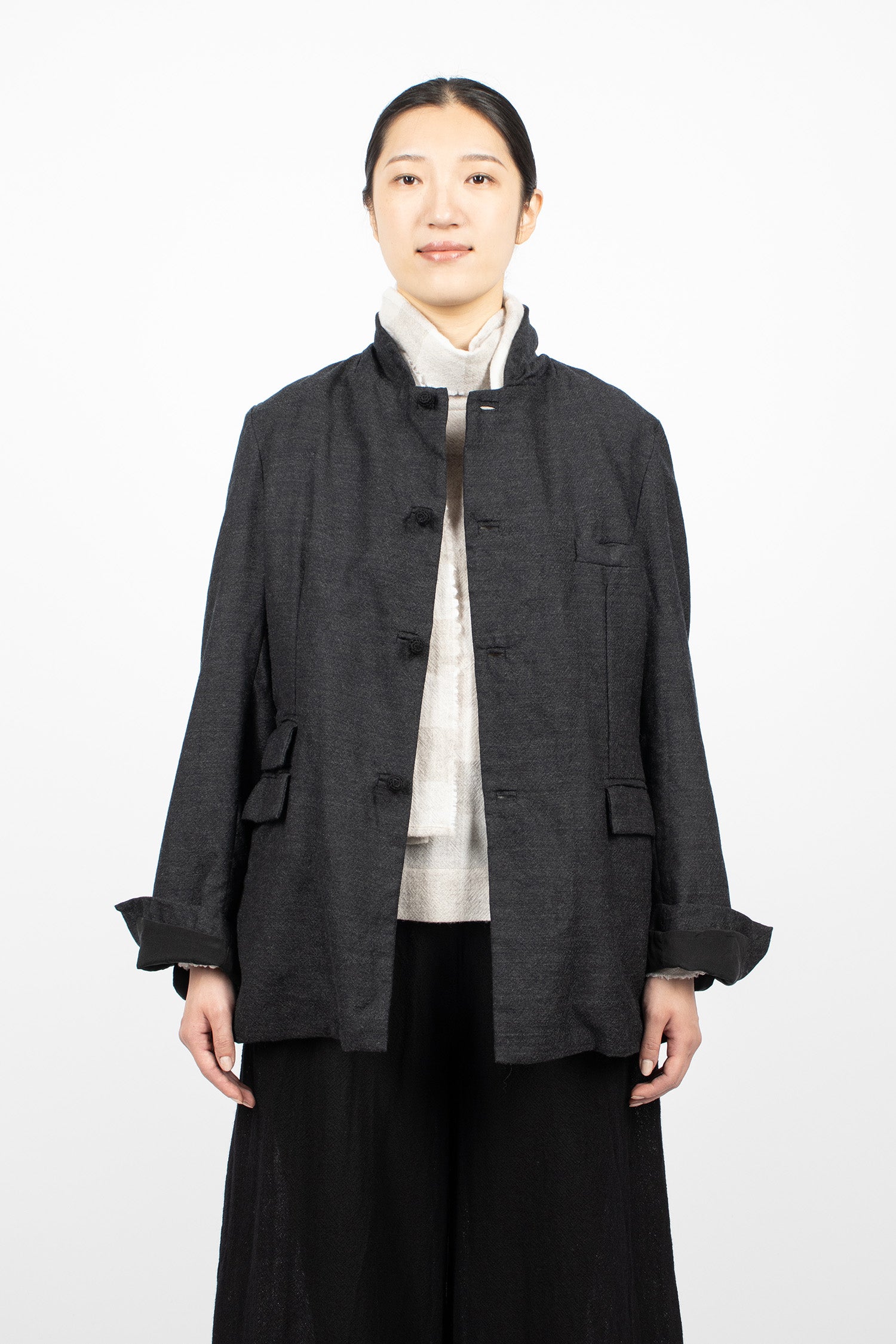 G Reversible Jacket Anthracite Black