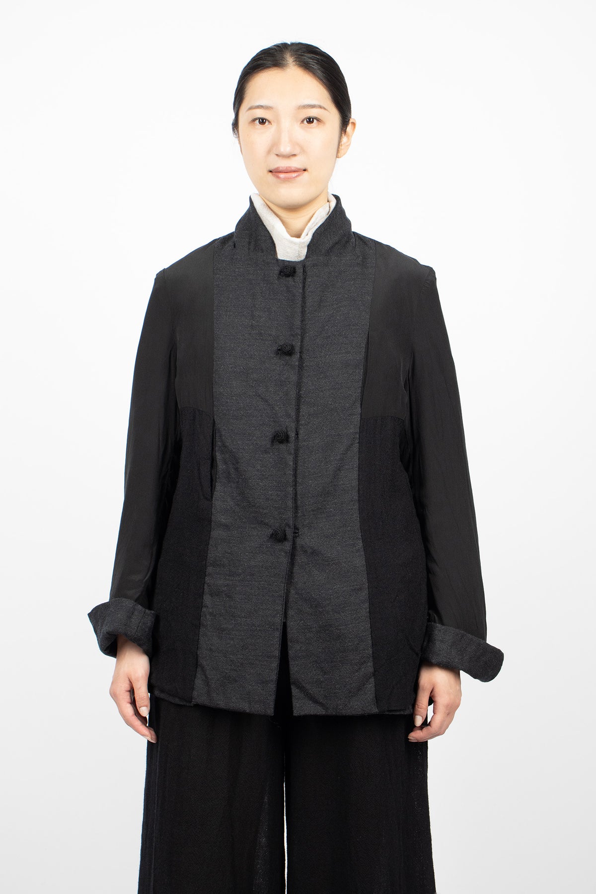 G Reversible Jacket Anthracite Black
