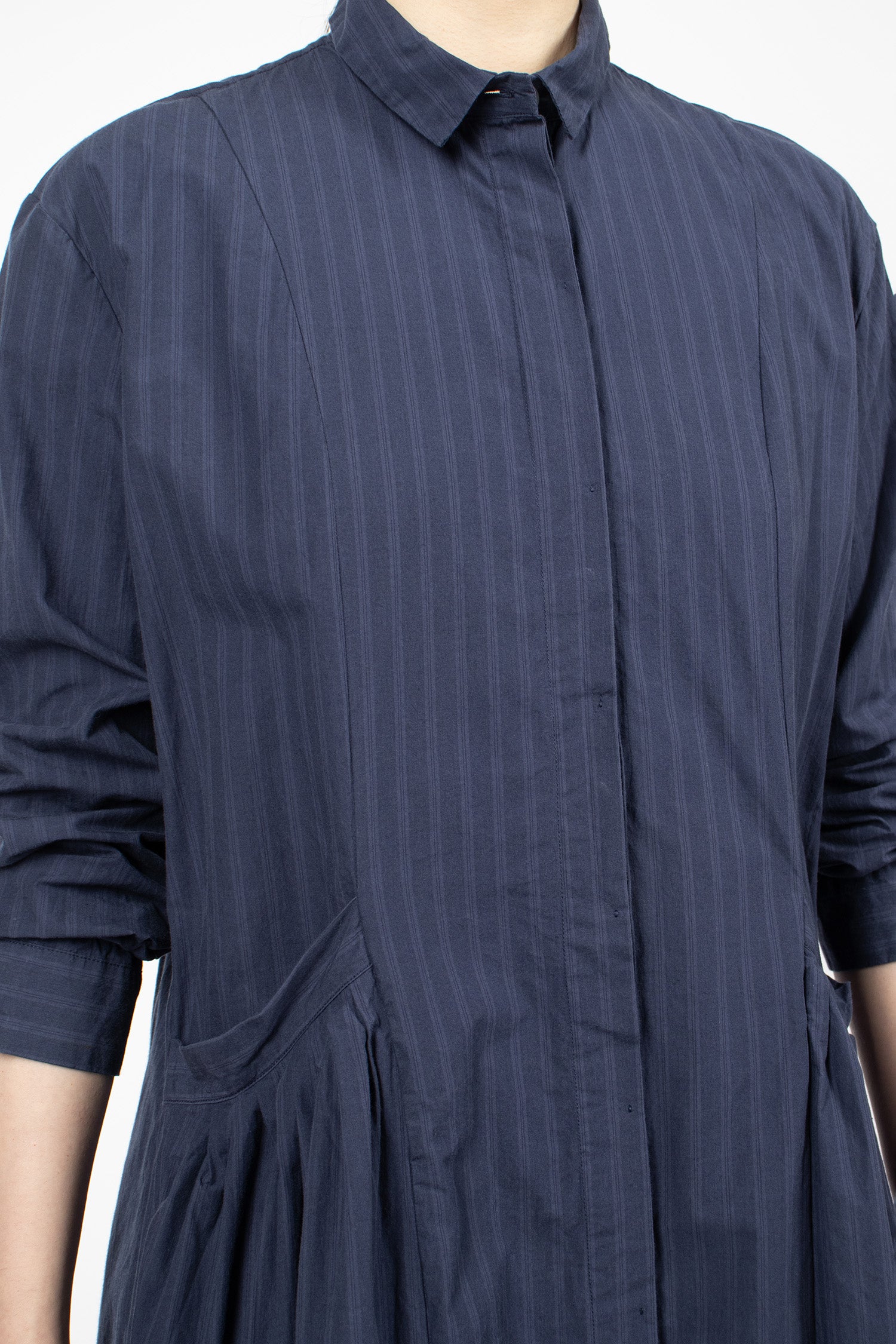 Sally Dress Blue Stripe