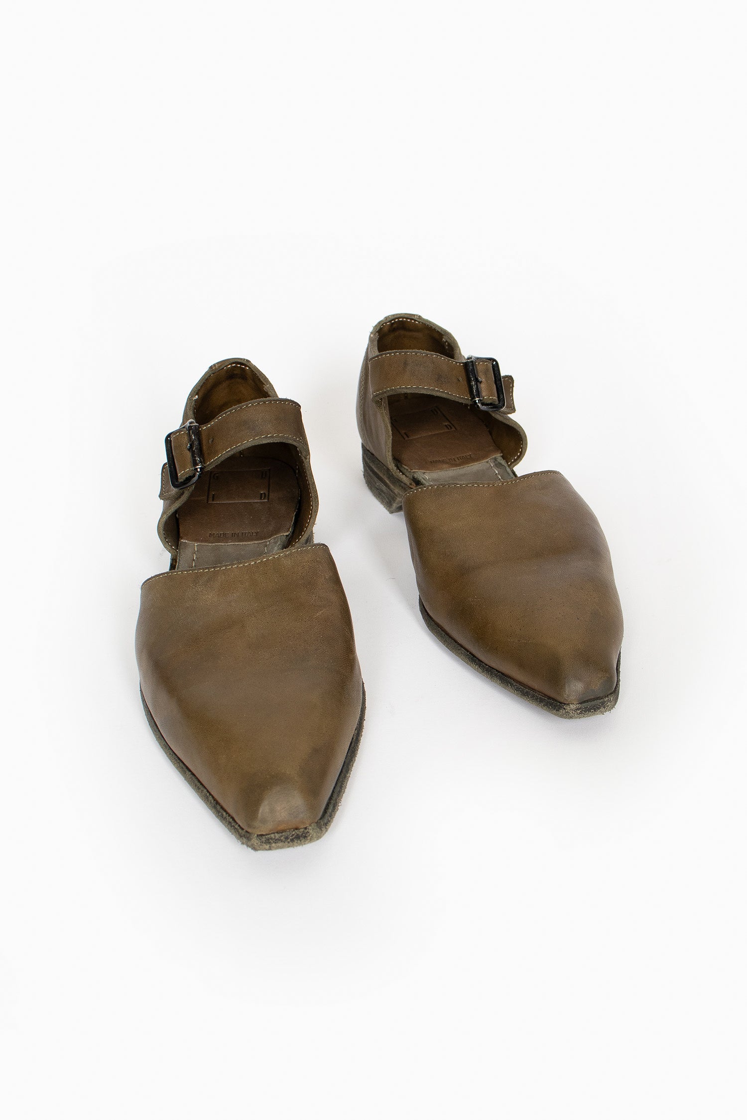 TX03 Full Grain Mary Jane CV177T Olive