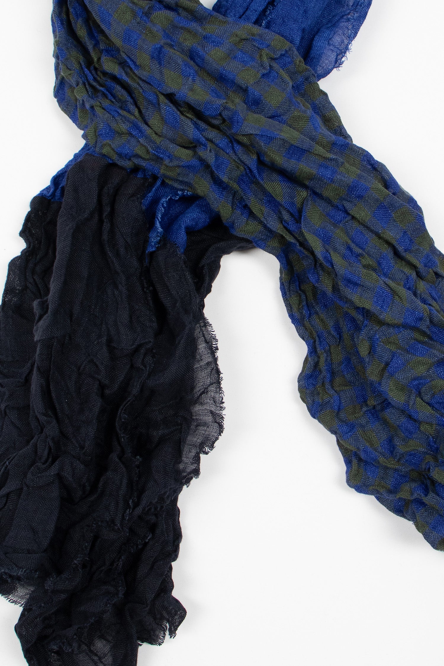 Hawaii Washed Shawl Blue Mix