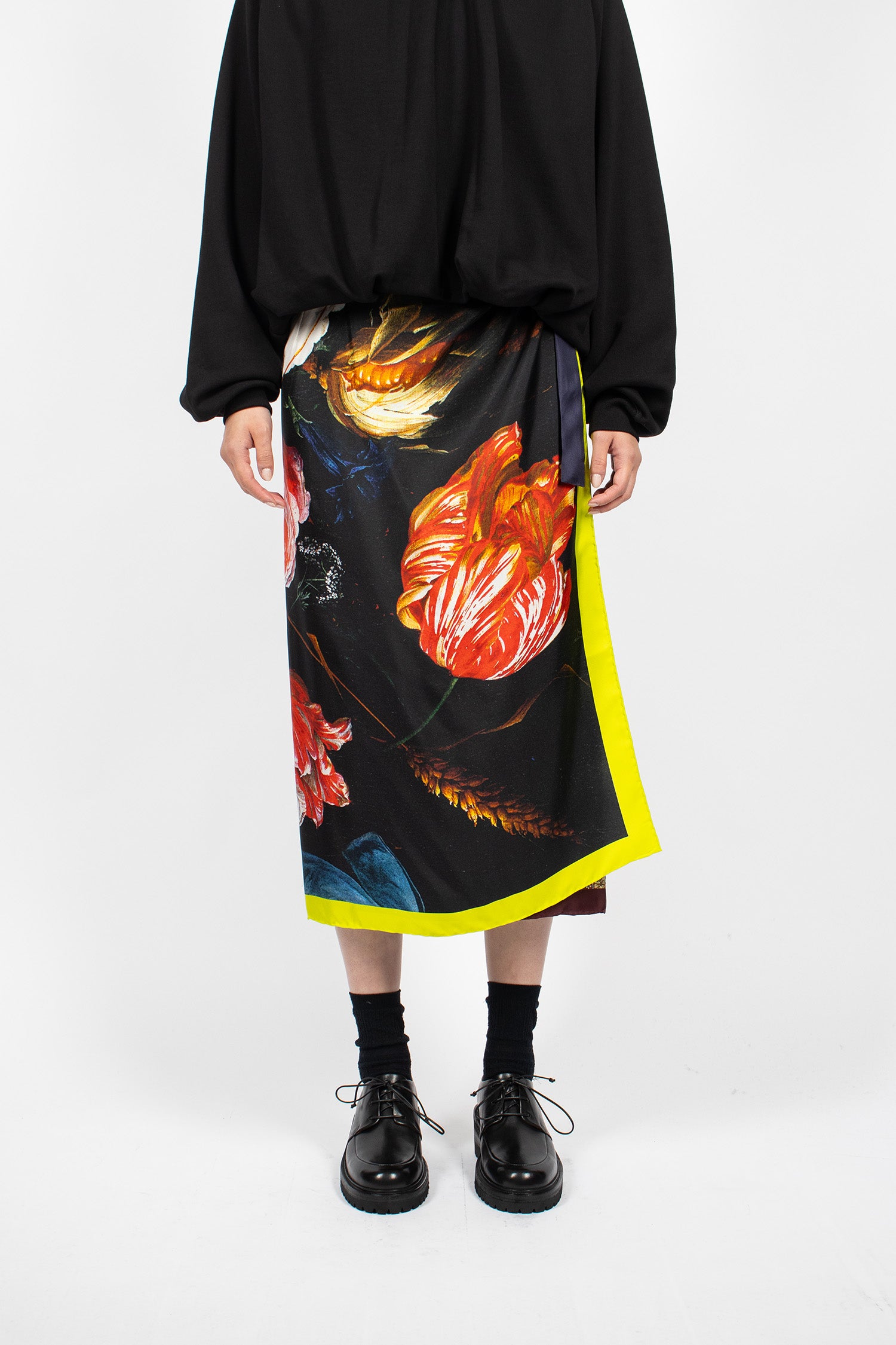 Long Wrap Scarf-Skirt Dessin D