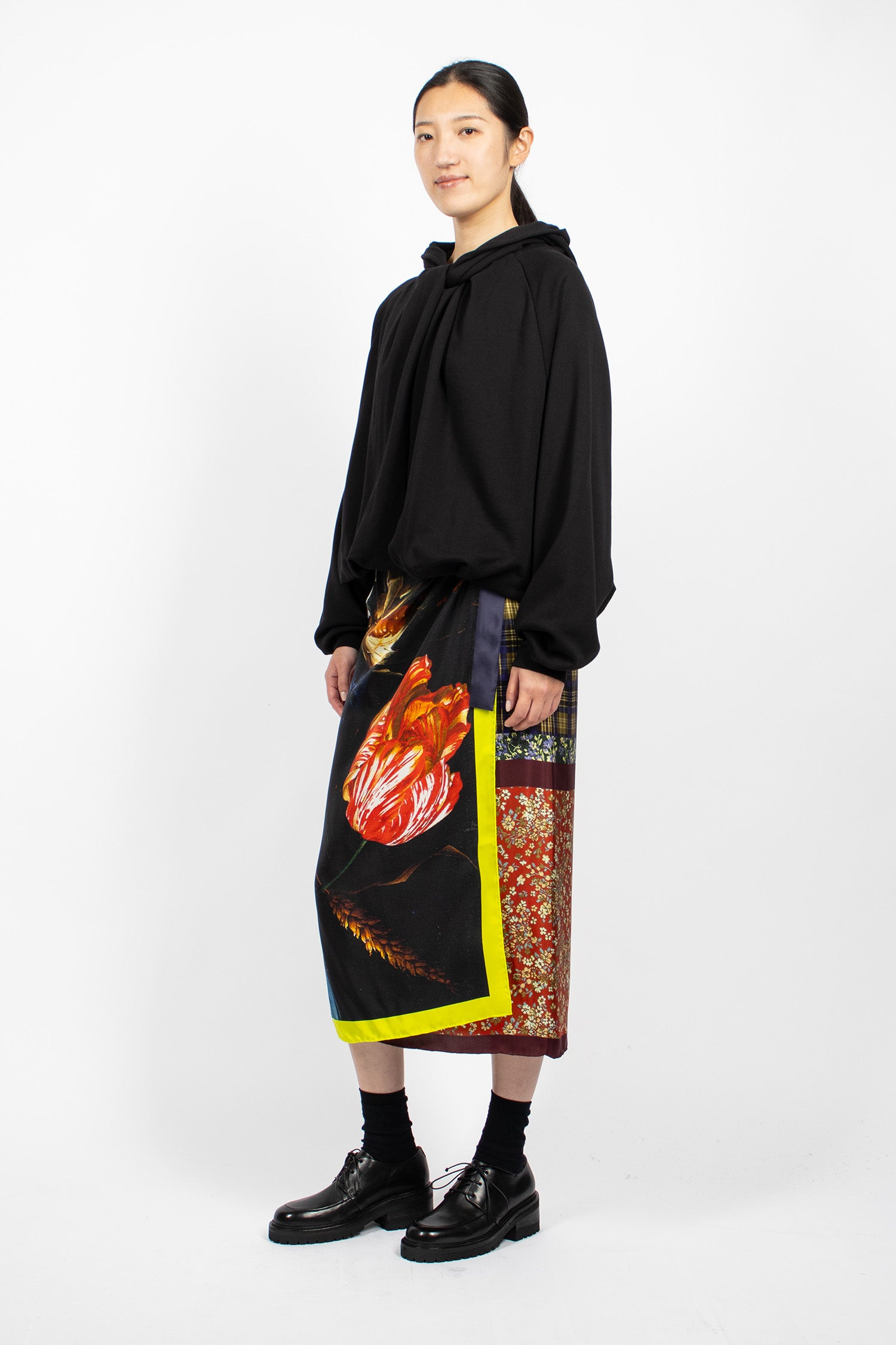Long Wrap Scarf-Skirt Dessin D