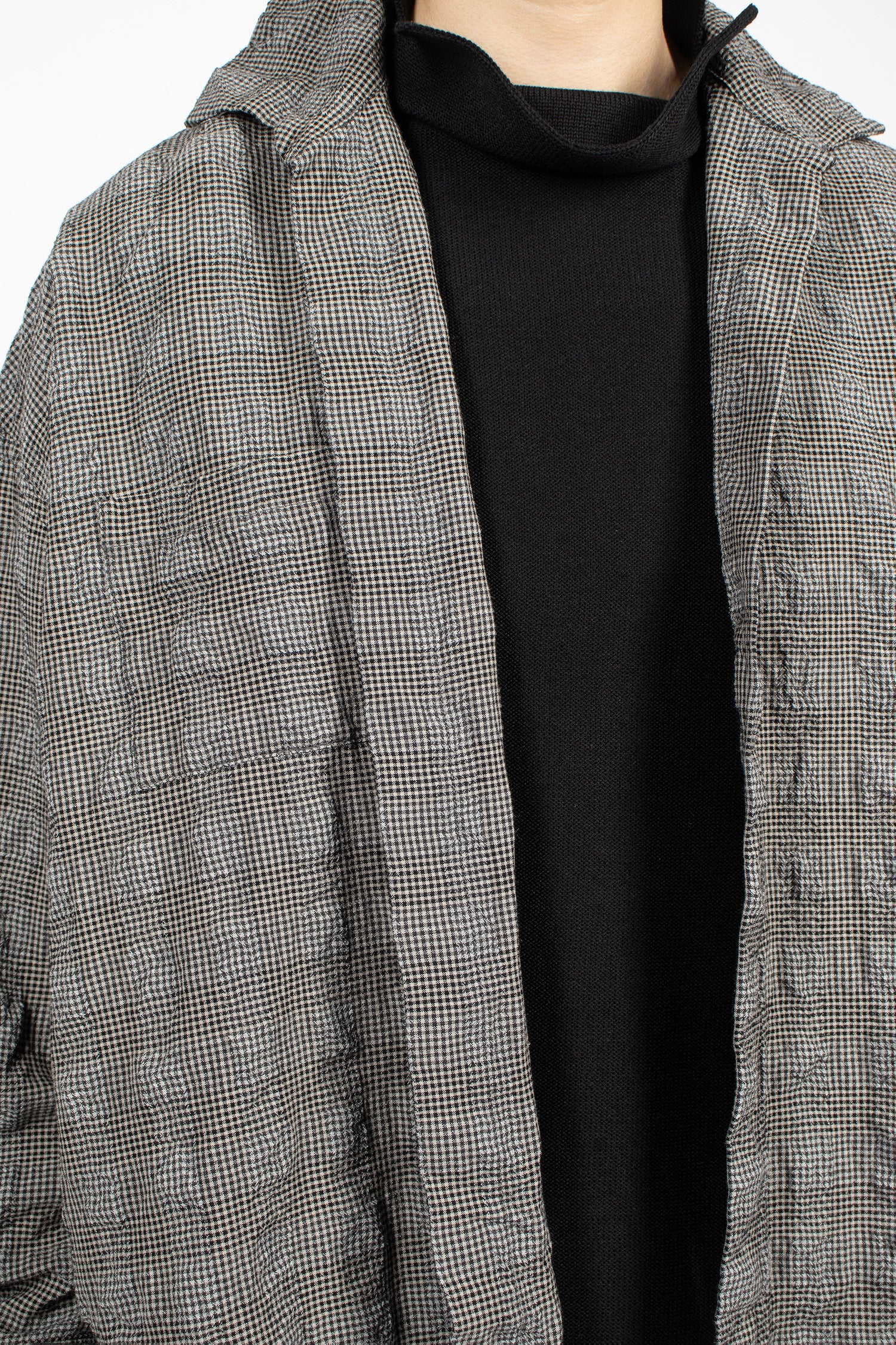 Boxy Reversible Shirt Mix Brown