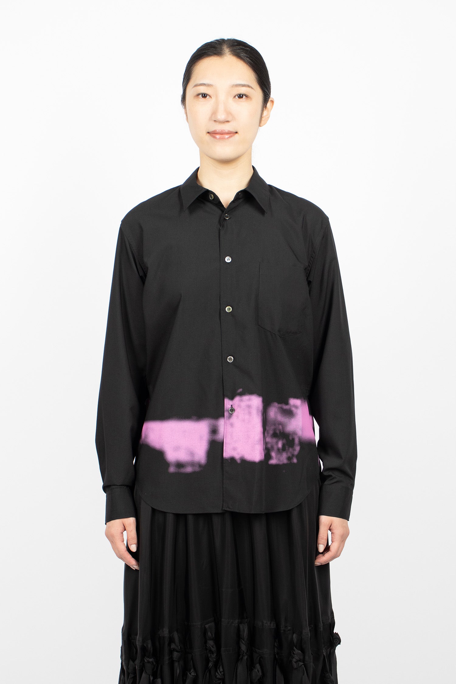 Loose Shirt Black/Pink