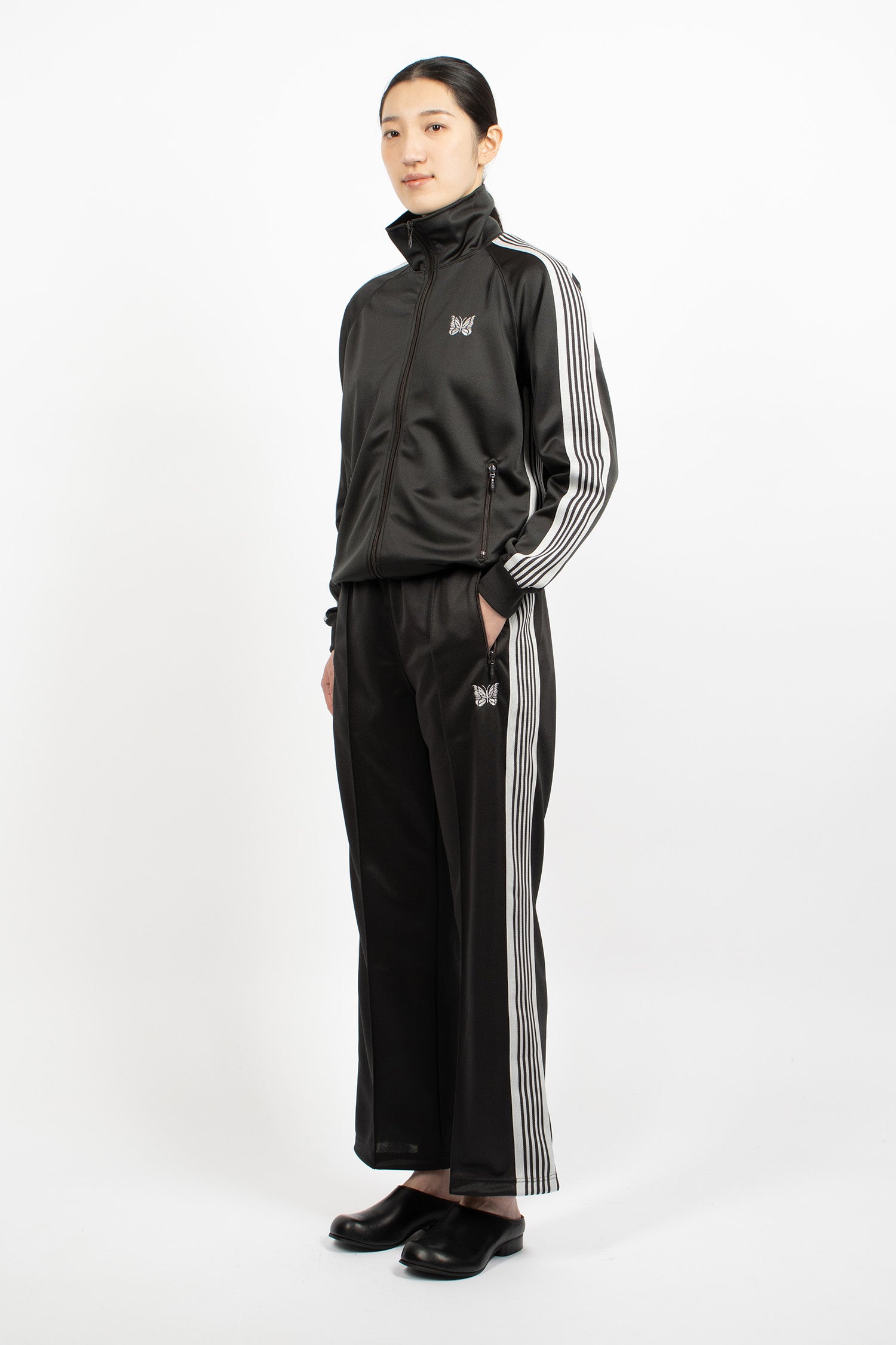 Narrow Track Pant Charcoal/Silver