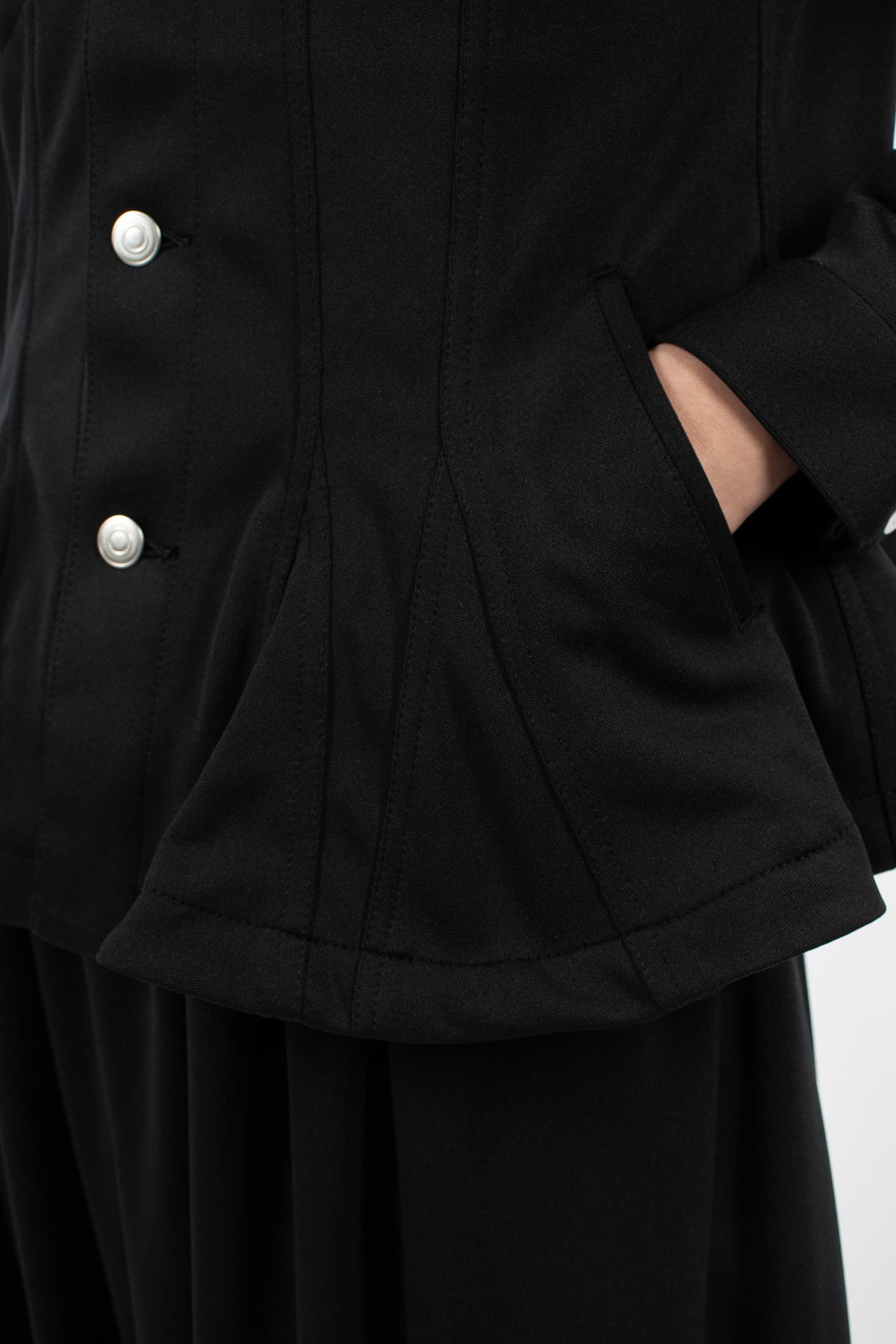 Peplum Jacket Black