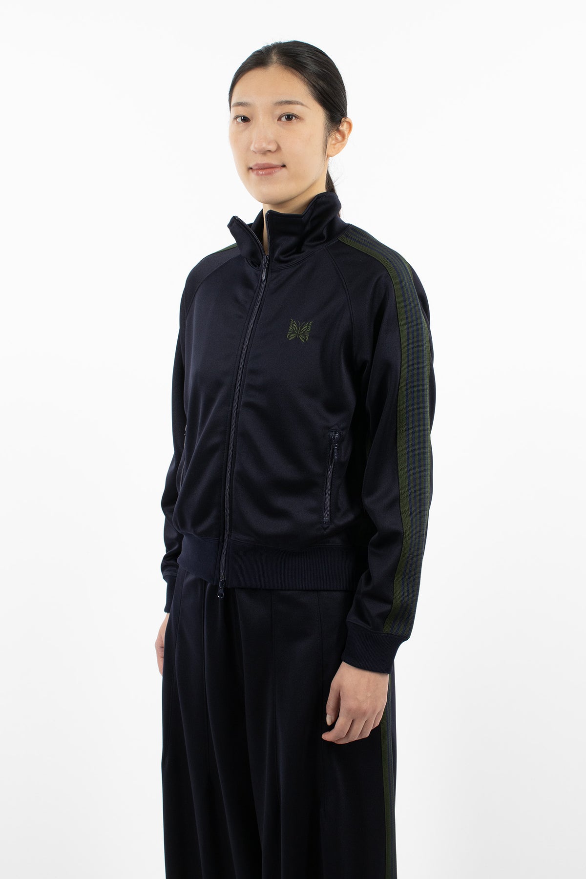 Track Jacket Navy/Green
