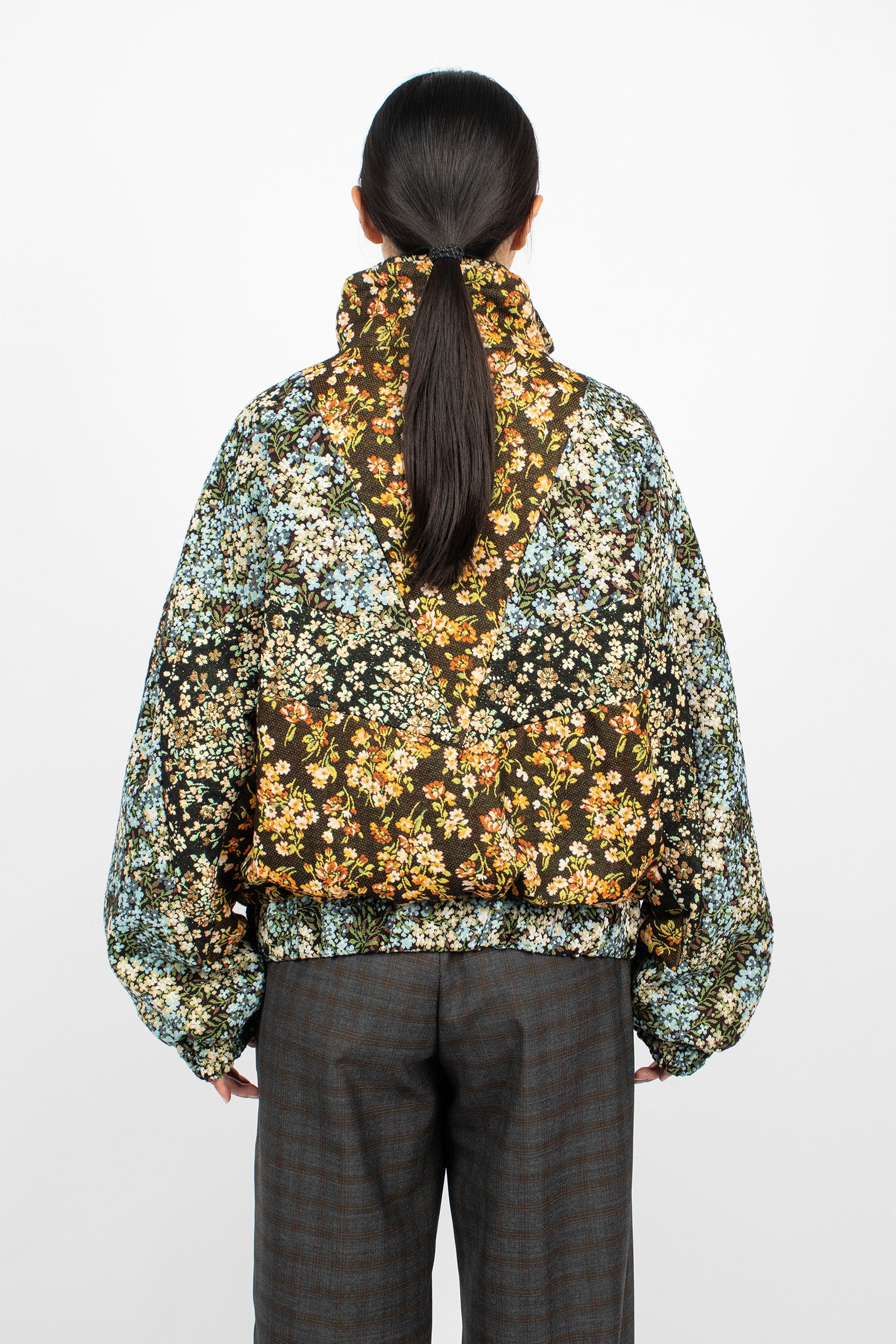 Loose Fit Bomber Jacket Sky